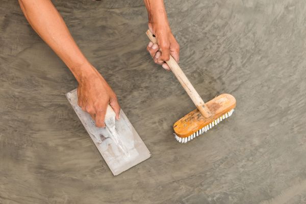 Driveway Concrete Staining in Huntington Beach