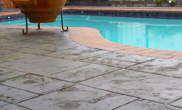 Stamped Concrete Installation in Huntington Beach
